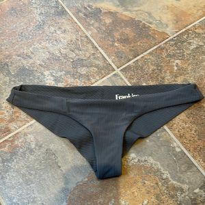 Frankie’s bikinis gray bottoms